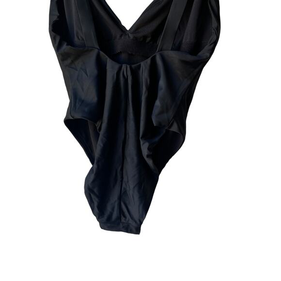 madewell second wave maillot one-piece swimsuit true black md385 women xsmall - Picture 6 of 8